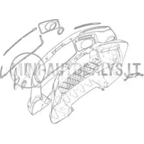 Dekoratiivne liist esitule alla, Ligier JS50/JS50L Ph1