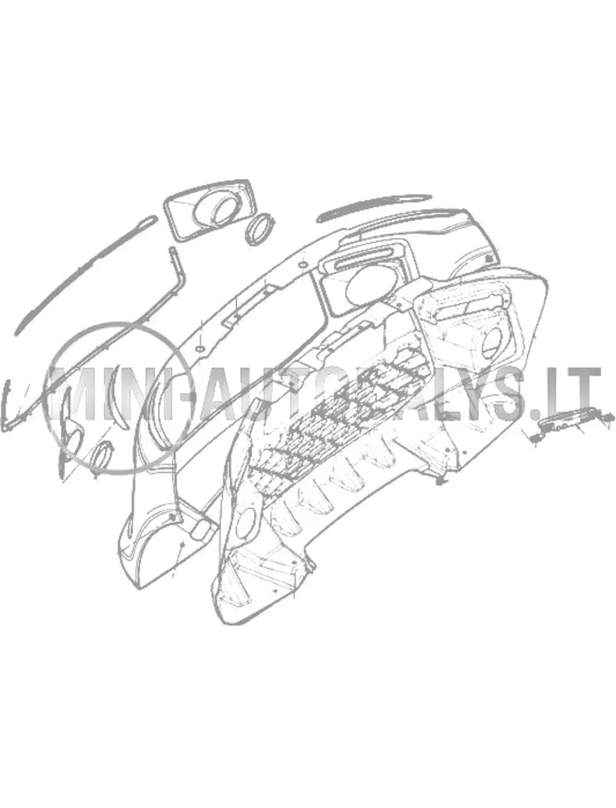 Dekoratiivne liist esitule alla, Ligier JS50/JS50L Ph1