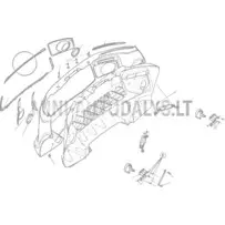 Ligier JS50/JS50L Ph1 esiosa kaitseraua dekoratiivne liist