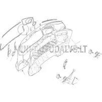 Kroomitud iluvõre esimese stange paremal Ligier JS50/JS50L Ph1