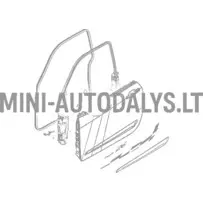 Vasakpoolne uksepolster Ligier JS50 / JS50L