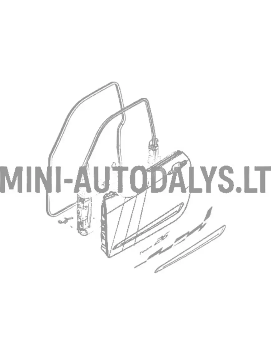 Vasakpoolne uksepolster Ligier JS50 / JS50L