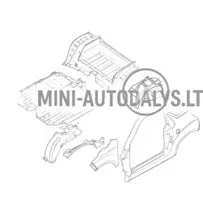 Vasakpoolne tagumise ratta koobas Ligier JS50 / JS50L Ph1