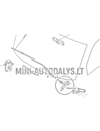 Eesmiste kojameeste mootori kinnitus Ligier JS50/JS50L Ph1