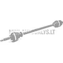 Vasakpoolne esivedav veovõll Ligier IXO / JS50 / JS50L Ph1 / Ph2