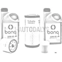 Filtrite komplekt Aixam Kubota Z482 + 2 liitrit mootoriõli