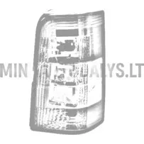 Tagumine parempoolne läbipaistev tuli Ligier X-Too 2 / JDM Albizia jaoks