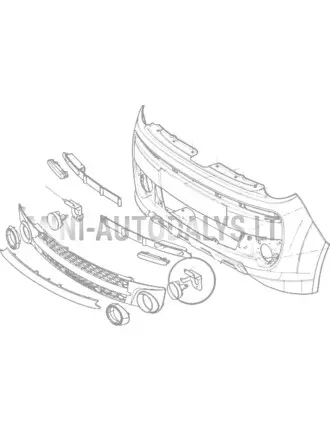 Vasakpoolse eesmise udutule kinnitus Microcar MGO4 / Dué 3