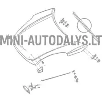 Kapoti tihend Ligier JS50 / JS50L Ph1