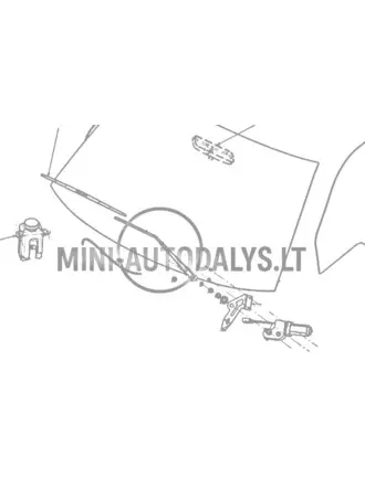 Eesmise kojamehe hoob Ligier JS50 / JS50L Ph1