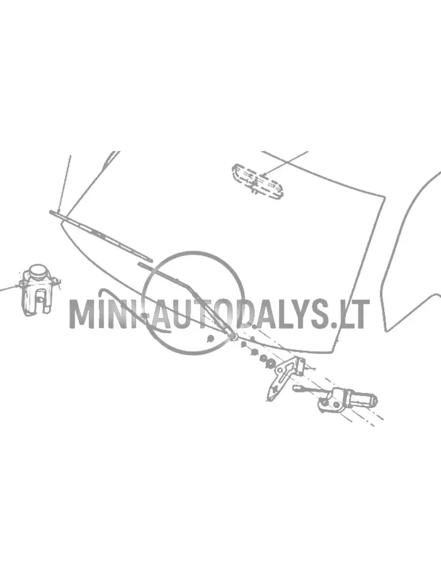 Eesmise kojamehe hoob Ligier JS50 / JS50L Ph1