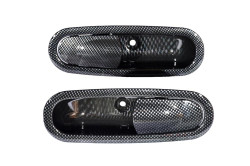 Sisemiste käepidemete komplekt - süsiniku välimus - 0081813 x 2 Ligier X-TOO / DUE