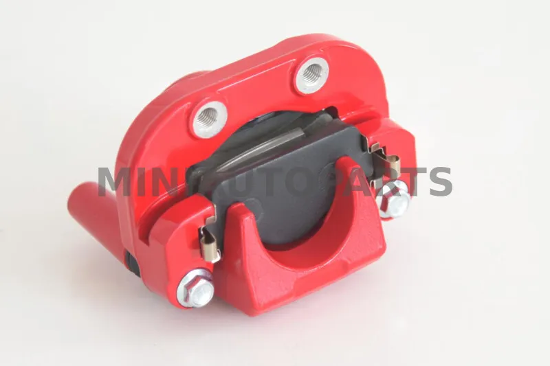 Punane Ligier esiosa parempoolne pidurisuppor Microcar MC1 / MC2 / MGO / M8