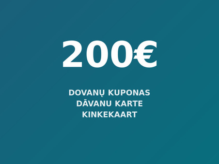 Kinkekaart 200€