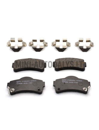 Aixam / Chatenet / JDM / Bellier esipiduriklotside komplekt