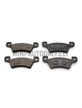 Tagumiste piduriklotside komplekt Microcar MC1 / MC2