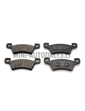 Tagumiste piduriklotside komplekt Microcar MC1 / MC2