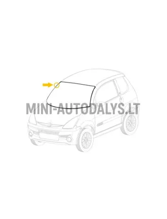 Esiklaasi kumm Aixam 2005-2010