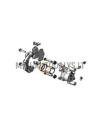 Tolmukaitse, pidurisadula kolb, ees, Microcar / Ligier