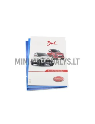 Kasutusjuhend Microcar MGO 6 / Due 6 (hollandi keeles)