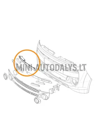 LED riba ees paremal Microcar MGO3 / MGO4