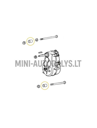 "Aixam" täitepaagi kinnitused (26 / 12,5 / 11 ALU)