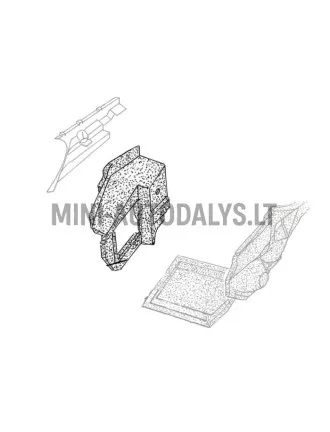 Mootori isolatsioonitiib, esiosa parem, Aixam Impulsion / Vision