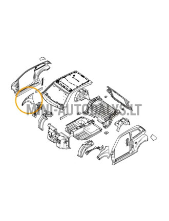 Eesmine parem poritiib Ligier JS50 / JS50L Ph1
