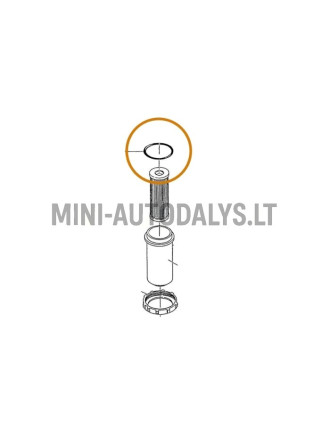 Kütusefiltri korpus tihendusrõngaga Kubota Z402 (1. mudel)