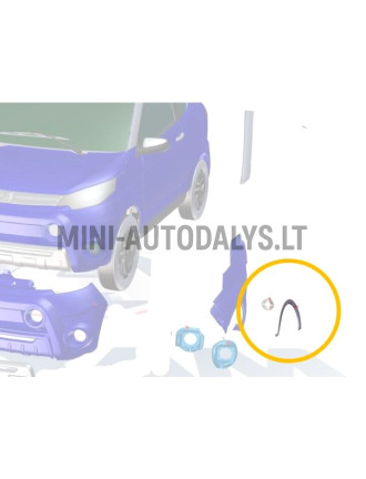 Külgmine põrandaliist, esitiib, parem, Aixam Vision Crossline