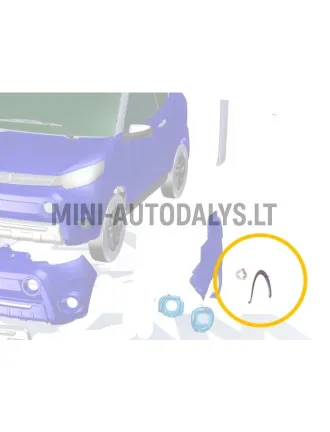 Külgmine põrandaliist, esitiib, parem, Aixam Vision Crossline