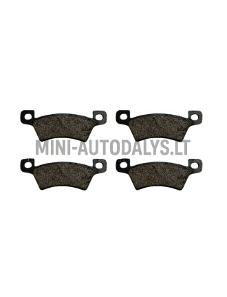 Piduriklotside komplekt Microcar MC1 / MC2 tagumine