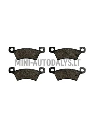 Piduriklotside komplekt Microcar MC1 / MC2 tagumine