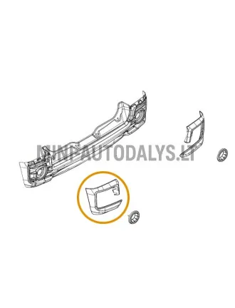 Ligier JS60 Sport Ultimate vasaku tagumise stange nurk (punane toledo)