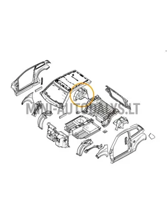Parempoolne tagumise ratta koobas Ligier JS50 / JS50L Ph1