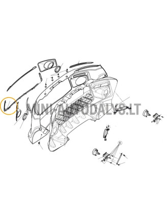 Kroomitud iluvõre vasakul esimese stange poolel, Ligier JS50/JS50L Ph1