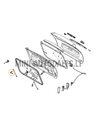 Ligier JS50/JS50L tagumiste parempoolsete uste tugidamper