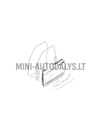 Vasakpoolne uksepolster Ligier JS50 / JS50L