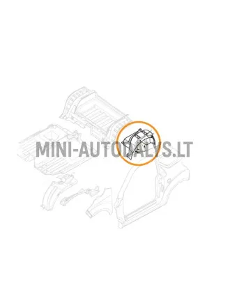 Vasakpoolne tagumise ratta koobas Ligier JS50 / JS50L Ph1