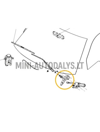 Eesmiste kojameeste mootori kinnitus Ligier JS50/JS50L Ph1