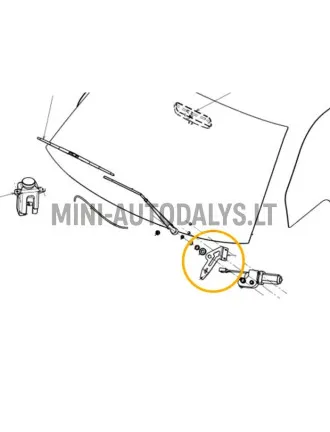 Eesmiste kojameeste mootori kinnitus Ligier JS50/JS50L Ph1
