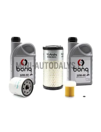 Filtrite komplekt Aixam Kubota Z482 + 2 liitrit mootoriõli