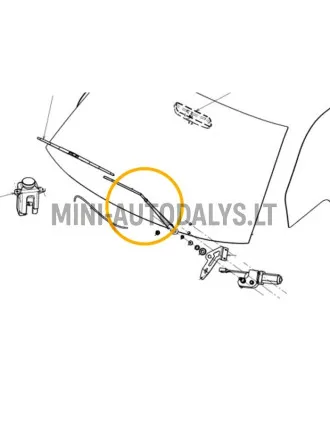 Eesmise kojamehe hoob Ligier JS50 / JS50L Ph1