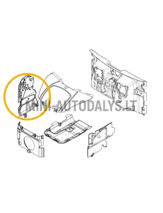 Mootori heliisolatsioon, parem esiosa, Ligier / Microcar