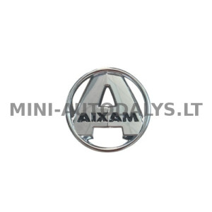 Logoga embleem "Aixam" kapott / tagaluuk