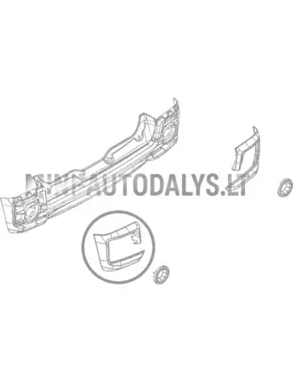 Ligier JS60 Sport Ultimate vasaku tagumise stange nurk (pärlmuttervalge)