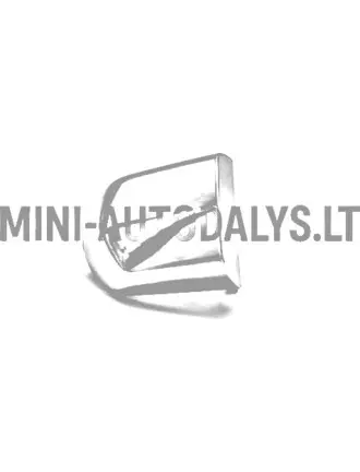 Parempoolne nurgaga uksekäepide "Aixam" (kroomitud)