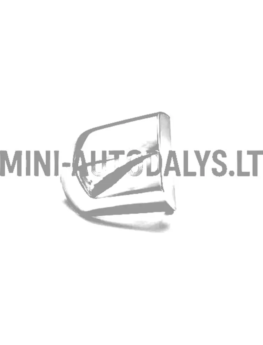 Parempoolne nurgaga uksekäepide "Aixam" (kroomitud)