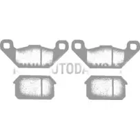 Tagumiste piduriklotside komplekt Chatenet