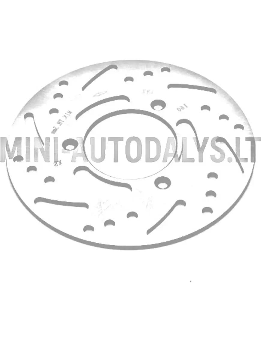 Tagumine parempoolne piduriketas Microcar / Ligier (Ø 165 mm)